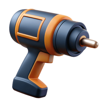 3D Render of a Cordless Drill png