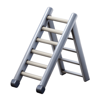 3D Model of a Metal Ladder png