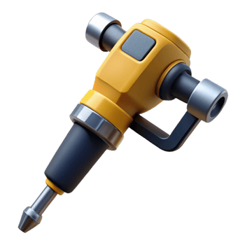 3D Render Yellow and Blue Power Tool png