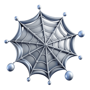 3D Render of Abstract Web Design png