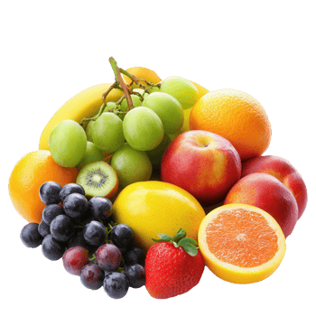 A bowl of assorted fruit png