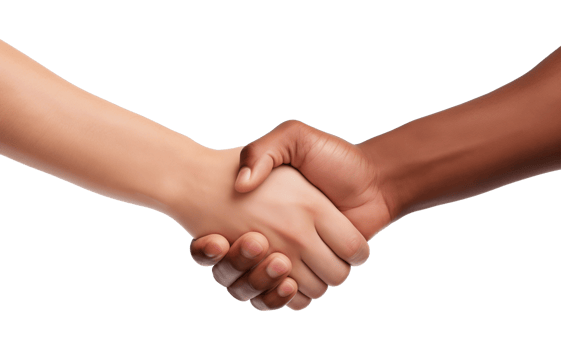 Handshake Isolated on Transparent Background png