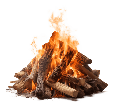 Bonfire Pit Isolated on Transparent Background png
