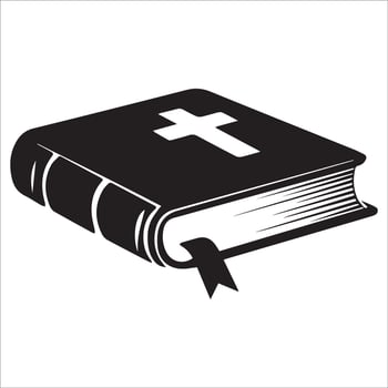 Simple Bible Design vector