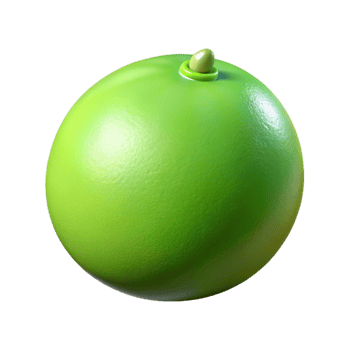 3D Render Green Sphere Illustration png