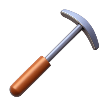 3D Render of a Claw Hammer png