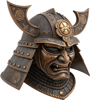 Elegant Japanese Somen Mask Clipart Expressing Heritage and Mystery. . png