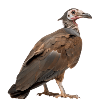 Megapode bird fly full body isolate on white background png