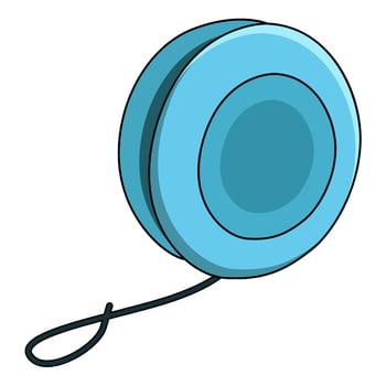 illustration of yoyo vector