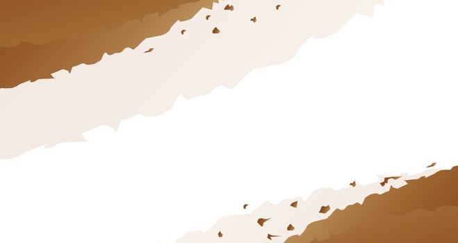 A brown and white background with a large piece of paper vector