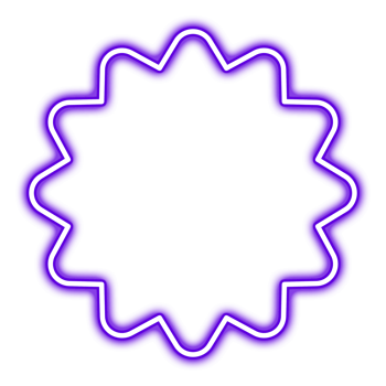 A purple starburst icon png
