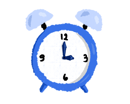 alarm clock hand draw png