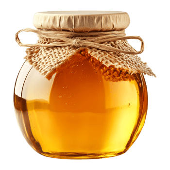 Sealed Honey Jar Isolated on Transparent Background png