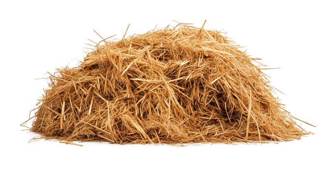 Hay Pile Haystack Isolated on Transparent Background png