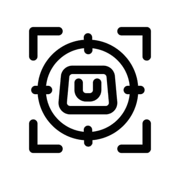 Target icon. line icon for your website, mobile, presentation, and logo design. vector