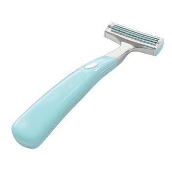 Stylish blue razor for a smooth shaving experience on any skin type. png