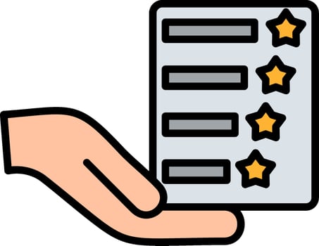 New Features Line Filled Icon vector
