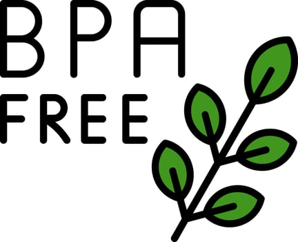 Bpa Free Line Filled Icon vector