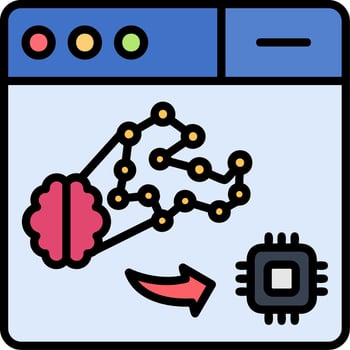 Ai Line Filled Icon vector