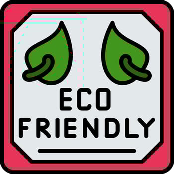 Eco Friendly Line Filled Icon vector