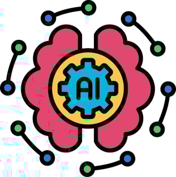 Intelligence Line Filled Icon vector