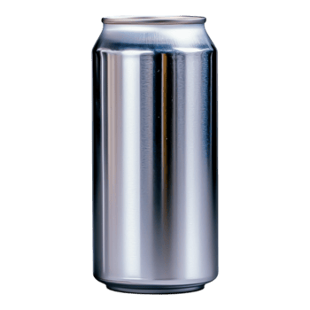 Metallic Aluminum Beverage Can Standalone Against png