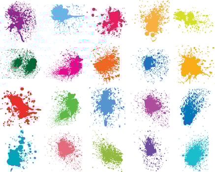 Grunge Stroke, Paint Splatter Texture vector