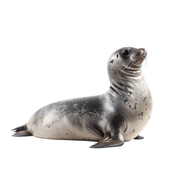 a seal isolate on transparent background png
