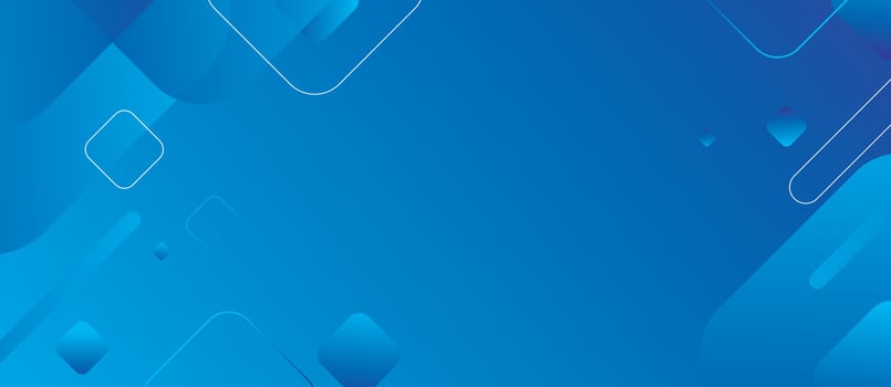 Abstract blue background with geometric shapes vector