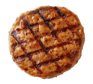 Grilled burger patty png