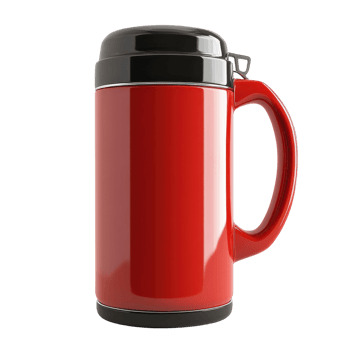 Durable Thermos for Hot and Cold Beverages on transparent background png