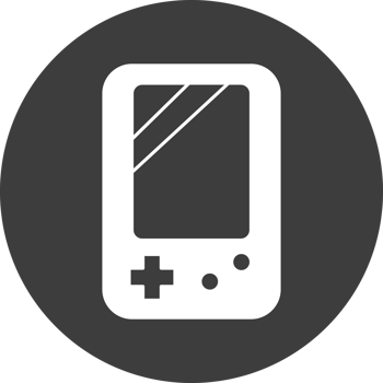 games icon in black circle png