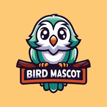 bird mascot logo design for a bird mascot vector