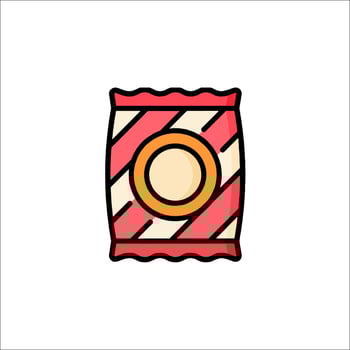 A candy bar icon on a white background vector