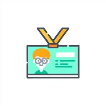 Id card icon, id card, id card icon, id card icon, id card icon, vector