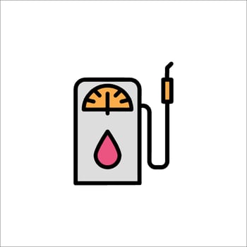 Gas pump icon, illustration vector