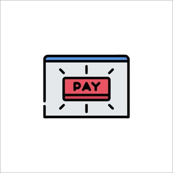 Pay icon illustration vector