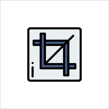 A square with a square and a square in it vector