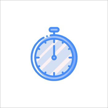 A stopwatch icon on a white background vector