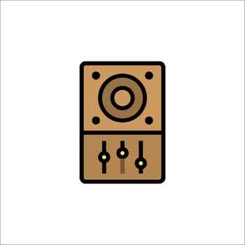 A speaker icon on a white background vector