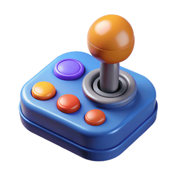 3D Render Joystick Controller Gamepad png