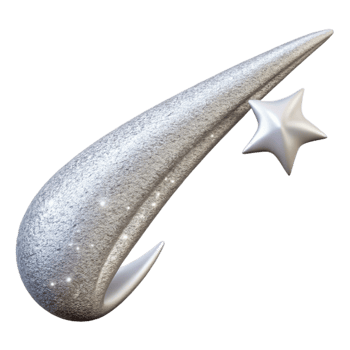 Silver Comet 3D Illustration png