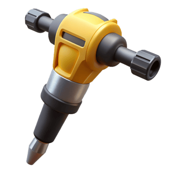3D Model Yellow Jackhammer Illustration png