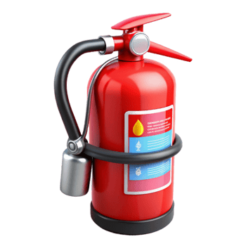 3D Model Red Fire Extinguisher png