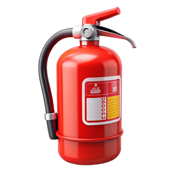 Red Fire Extinguisher 3D Render png