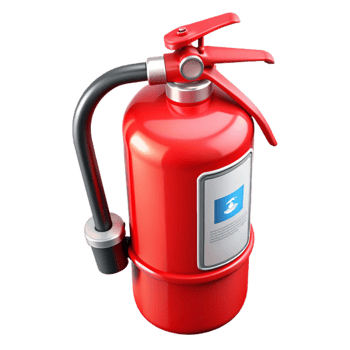 3D Model Red Fire Extinguisher png