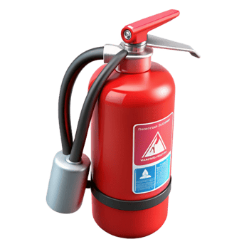 3D Model Red Fire Extinguisher png
