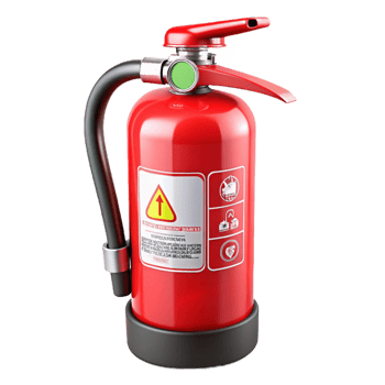 Red Fire Extinguisher 3D Model png