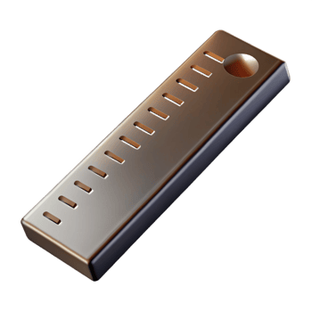 3D Ruler Illustration png