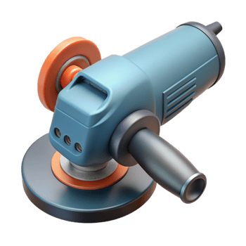 3D Illustration of Angle Grinder Tool png